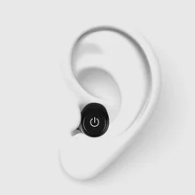 Супер мини беспроводные наушники с микрофоном Bluetooth ручной невидимый наушник портативный спортивный стерео HIFI гарнитура для Iphone Android