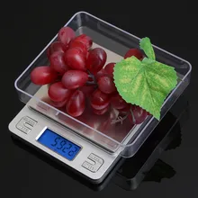 2 К G 0.1g электронных ди G итал кухня Вес масштаб ди G итал весы ювелирные весы питания с лотки