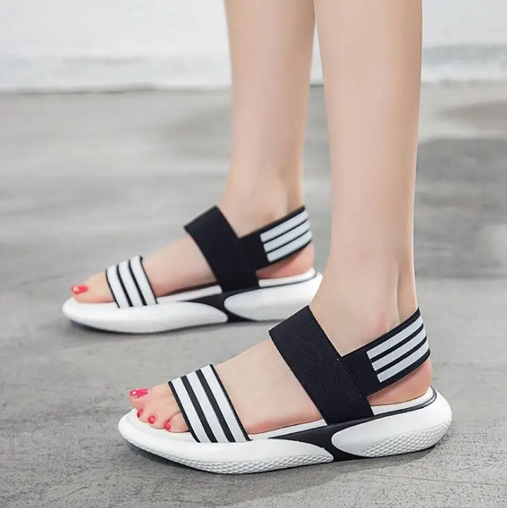 new Fashion Women Sandals 2019 Breathable Comfortable Shopping Ladies Walking Shoes Summer Platform Sandal Shoes women **412