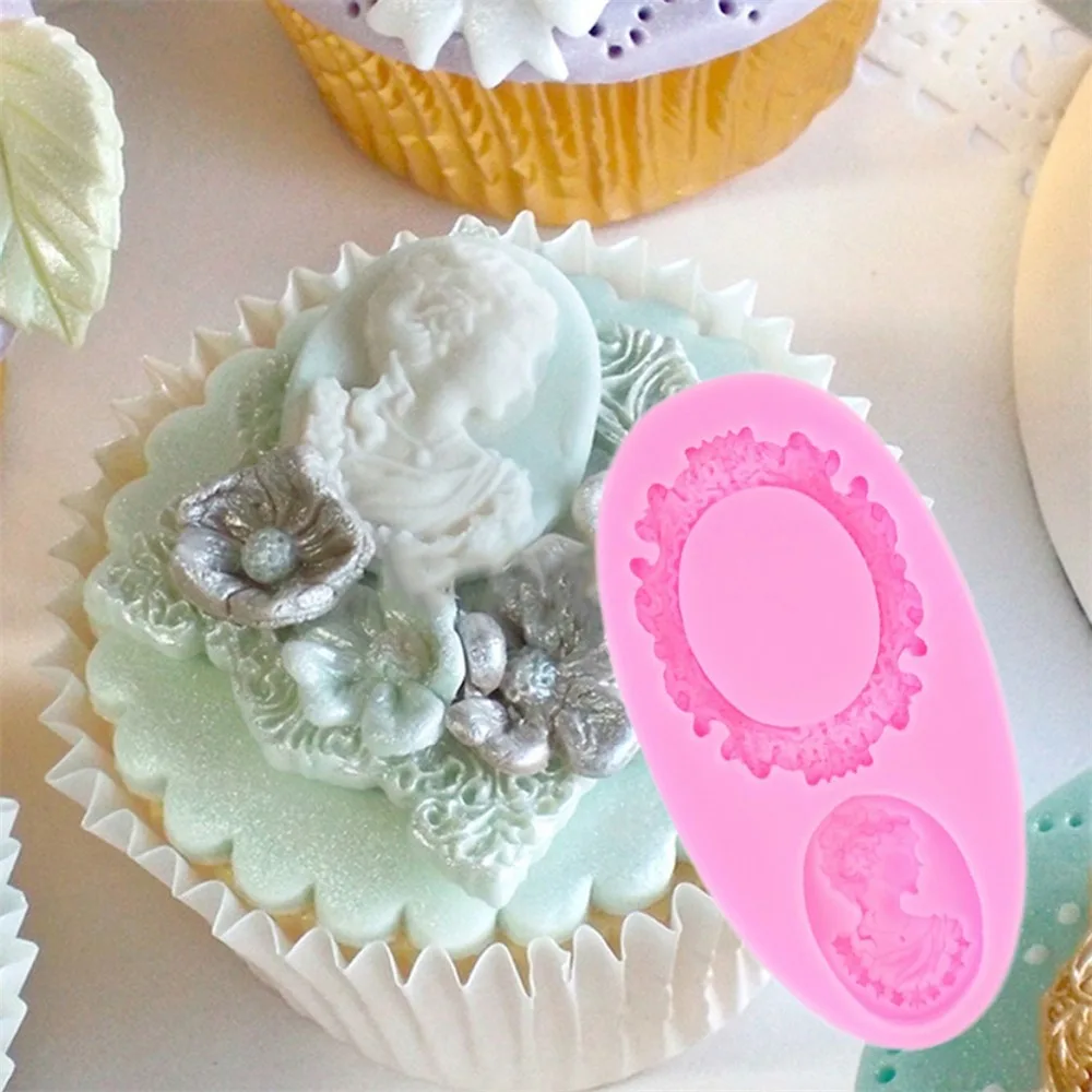 Mirror Frame Fondant Wedding Cake Decorating Tools Cupcake ...