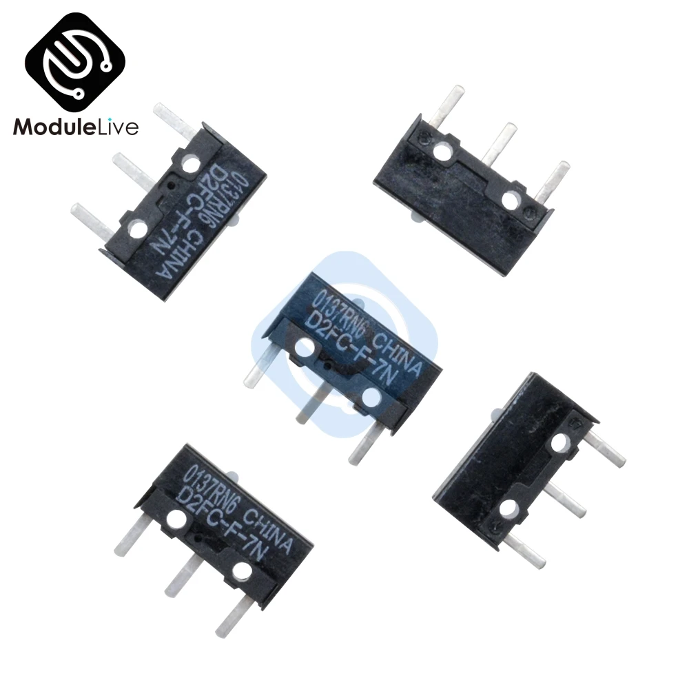 5PCS Micro Switch Microswitch for OMRON D2FC-F-7N Mouse D2F-J Microswitch