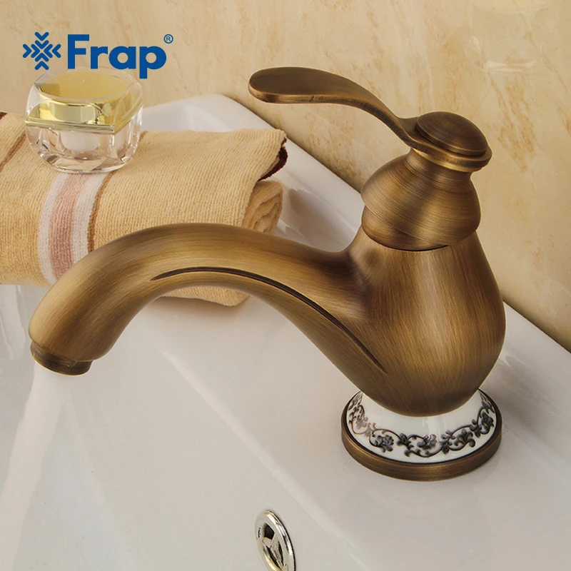 FRAP Hot Sale Bathroom Basin Faucet Brass Bathroom Faucet Bath Basin Faucets Single Handle Wash