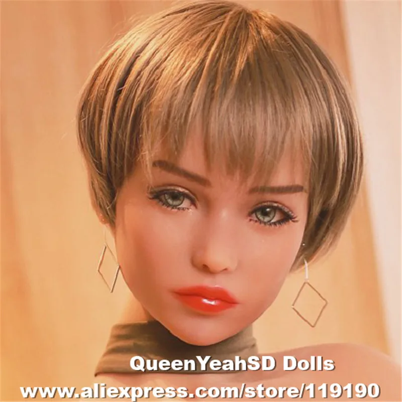 New Oral Sex Doll Head Japanese Lifelike Silicone Love Dolls Heads For 170cm 168cm 165cm 158cm 