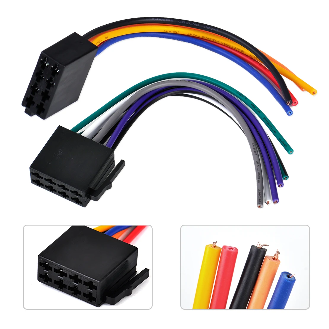 CITALL Universal ISO Wire Harness Female Adapter Connector CITALL Universal ISO Wire Harness Female Adapter Connector