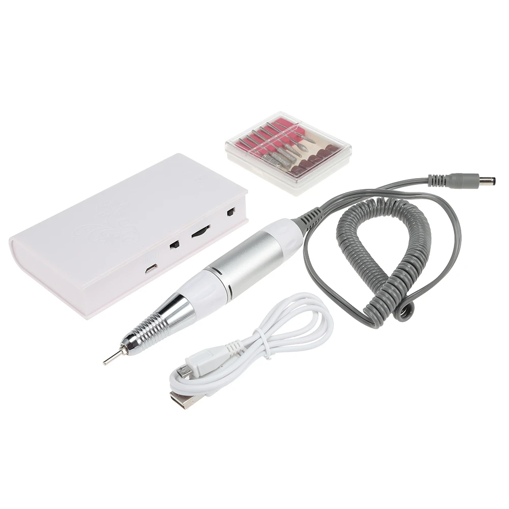 

Rechargeable Electric Nail Drill Machine Pen Type Manicure Polish Tool 30000rpm Pedicure File Nail Polishing Pen Low vibration