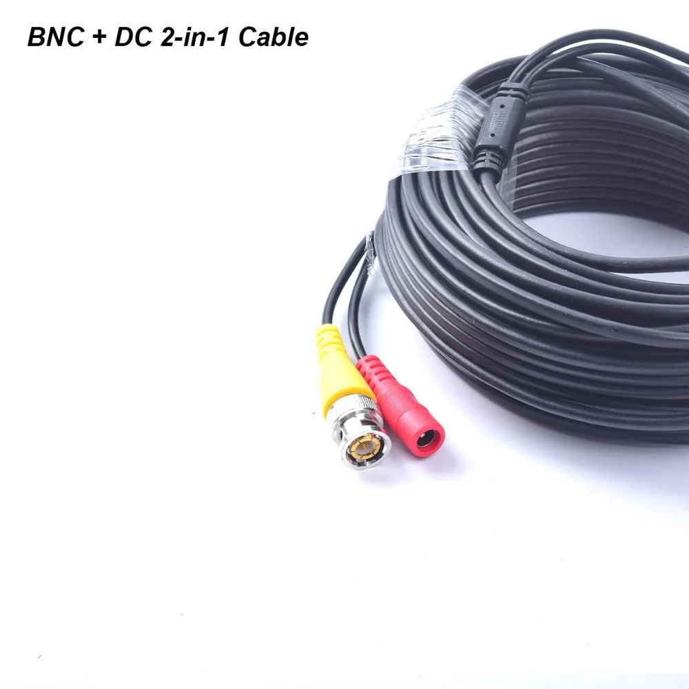 20 M CCTV Video Power BNC DVR Via Cavo di Legare del Cavo + DC plug Power cavo di estensione per Cctv e Dvr Cavo coassiale