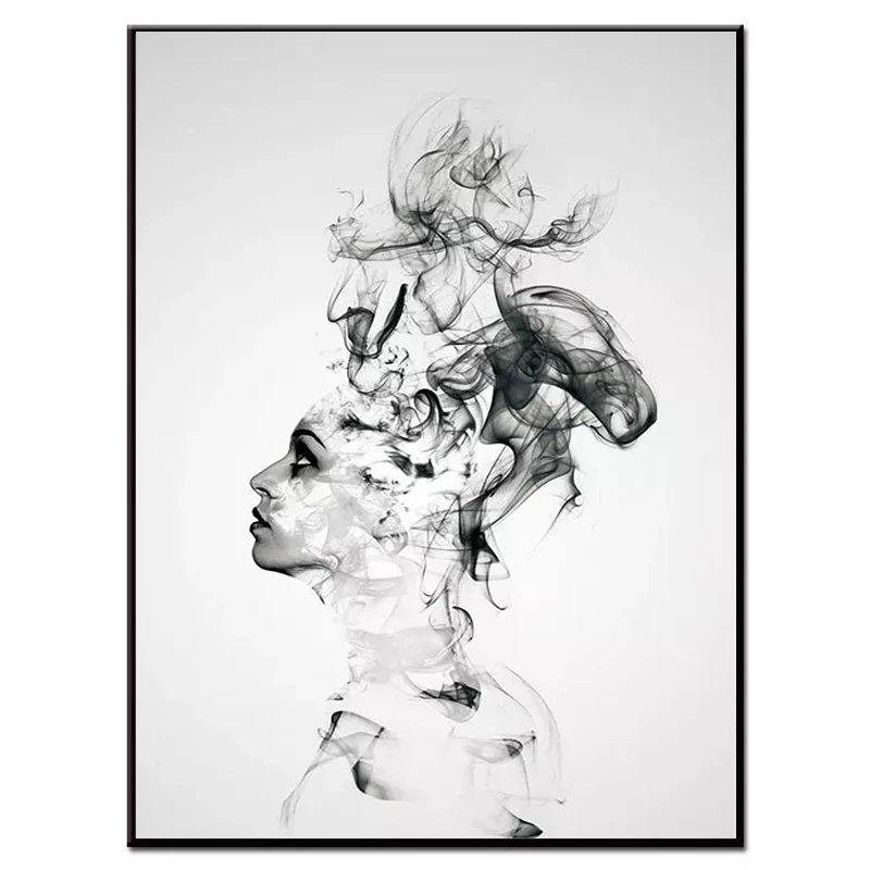 Nordic Abstract Beauty Canvas Painting Poster Picture Posters Ink Prints Wall Art Pictures For Living Room Home Decor Unframed