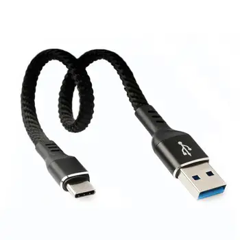 

25cm 100cm USB3.1 USB-C Cable Type-c Male to USB3.0 Male data and Charge Flat cable with Braided for HUAWEI Mobile phone Tablet