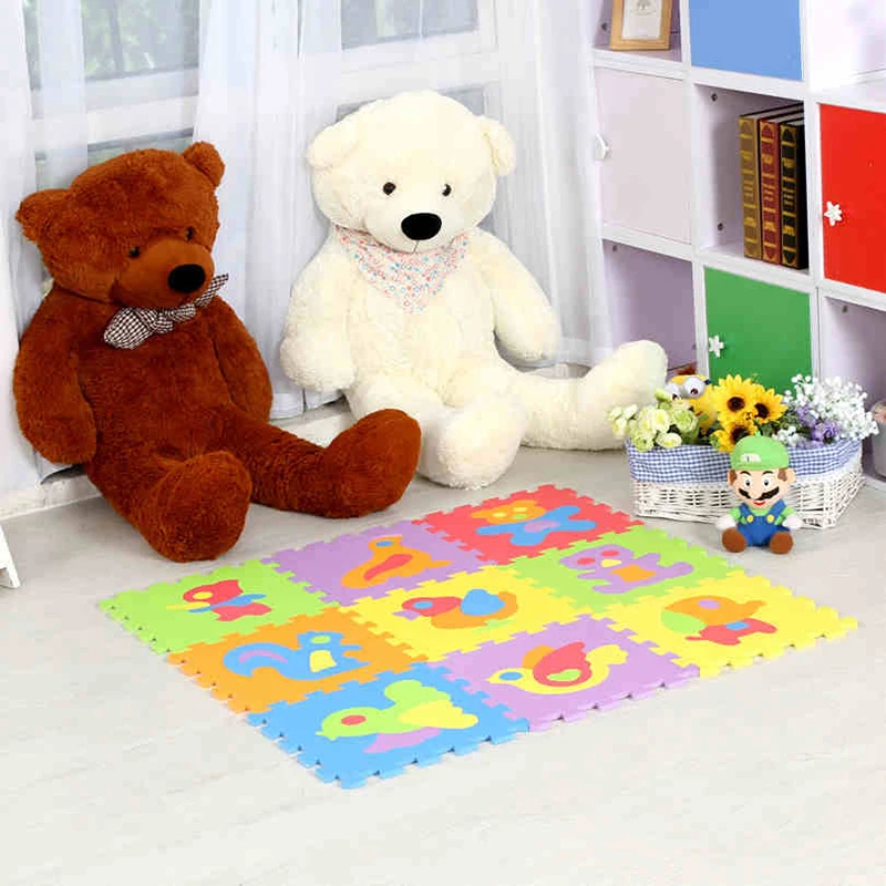 Children Mini EVA Cartoon Animals Foam Puzzle Mat Floor Soft Crawling