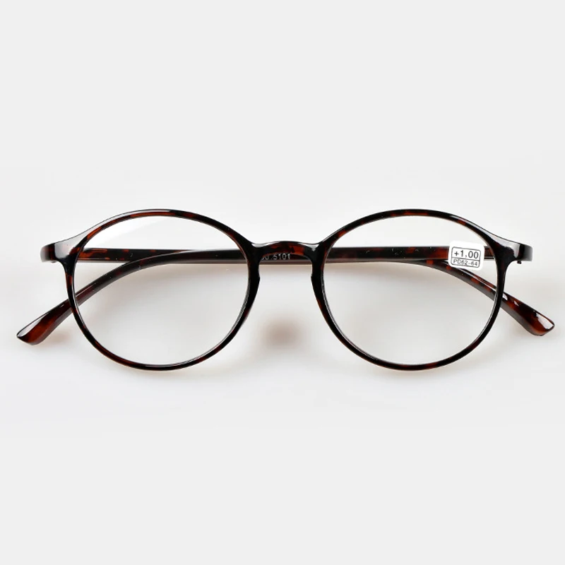 Men Women Leopard Black Round Reading Glasses Eyewear 1 0 To 4 0 Fashion Presbyopia Eyeglasses