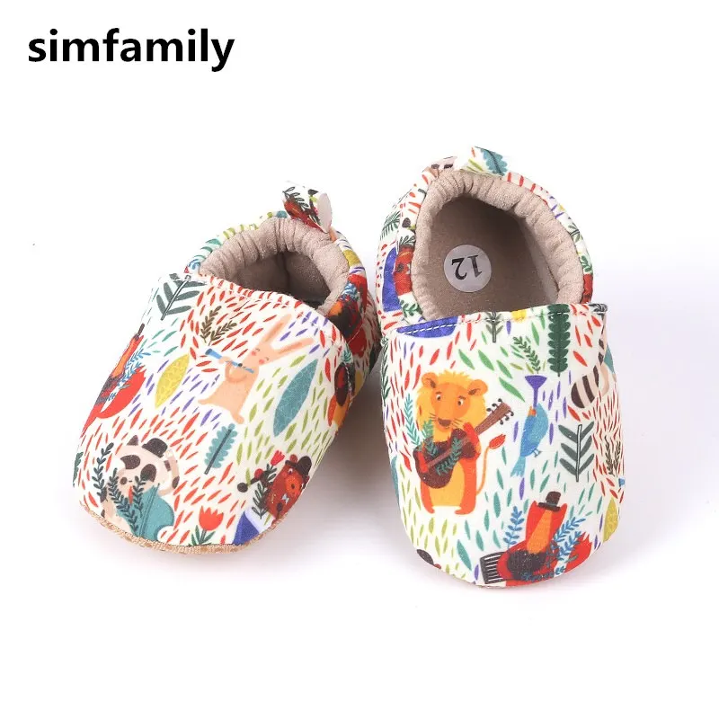 

[simfamily]Kid Girls Boy First Walkers Soft Infant Toddler Shoes Cute Flower Soles Crib Shoes Footwear for Newborns baby shoes