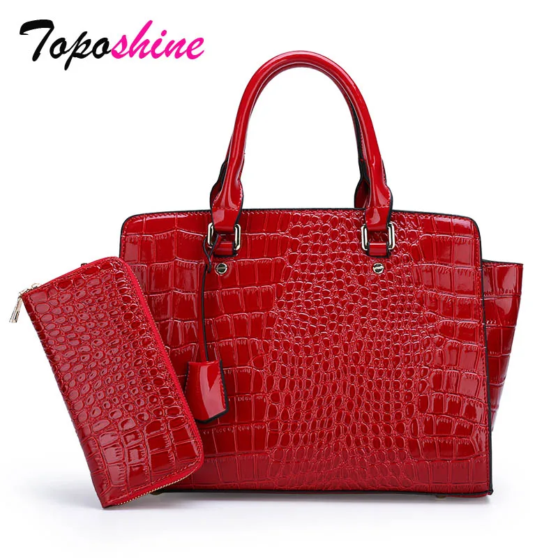 

Toposhine Two-Piece Combination Package Stone Pattern Bat Bag Ladies Handbag New Fashion Casual Wild Shoulder Messenger Bag