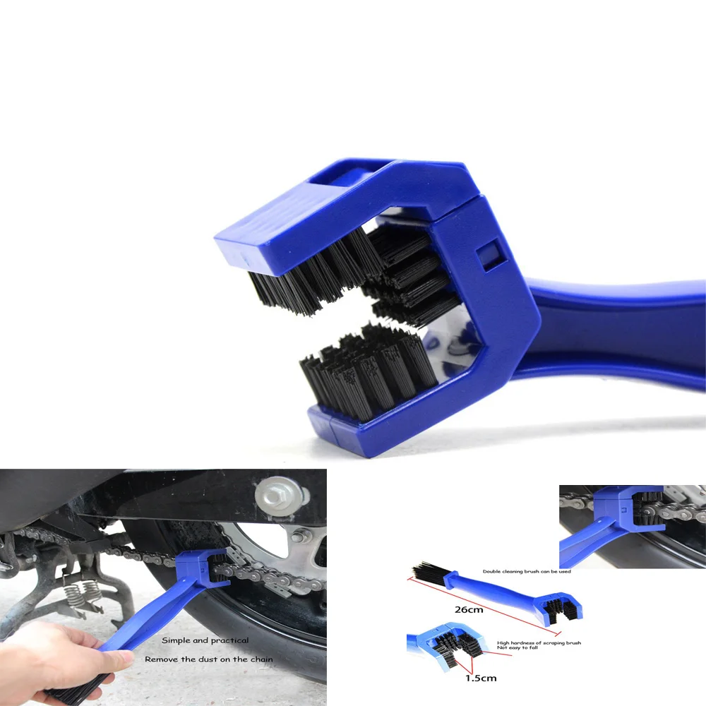 Motorcycles Bike Bicycle Chain Clean Brake Brush Cleaning Gear Remover