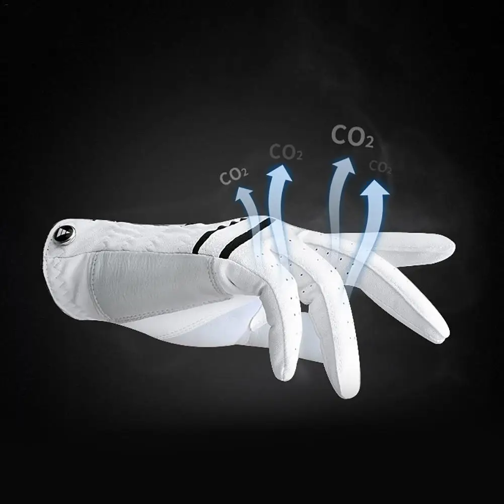 Перчатки Для Гольфа PGM мужские перчатки из овчины мягкие дышащие С нескользящими гранулами перчатки