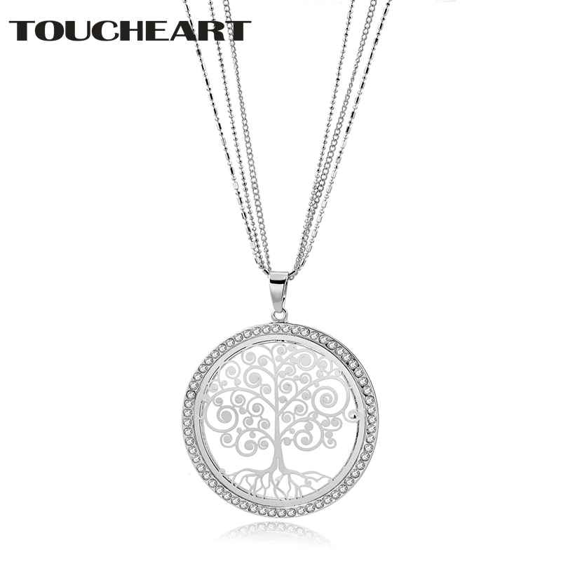 

TOUCHEART Tree Of Llife long Necklace & Pendants Women & Men Display Necklace charms Chain Holder Statement Necklace SNE180007