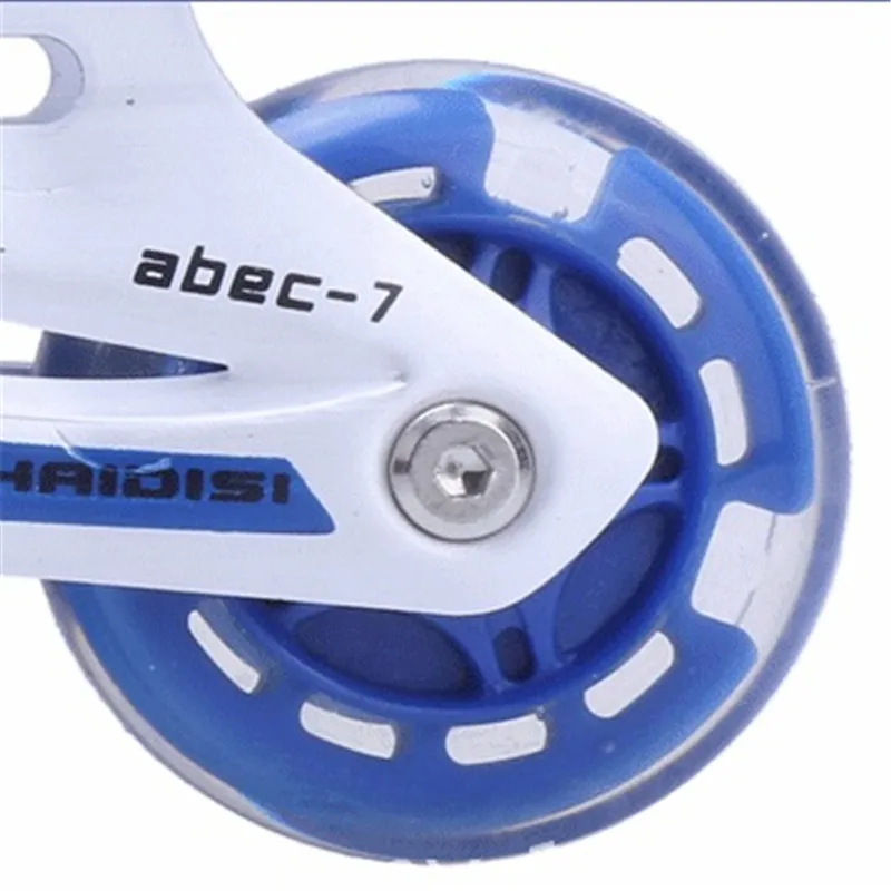 طفل واحد/اثنين صف للتغيير وامض الأسطوانة رباعية الزلاجات قابل للتعديل سباق التعرج مضمنة سكيت حذاء Patines جيدة كما سيبا ، IB05