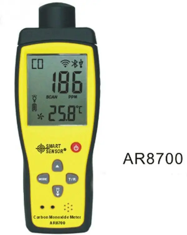

AR8700 Gas Detector Carbon Monoxide Monitor Response Time<1s