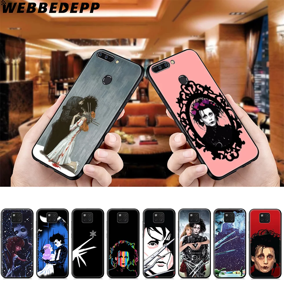 Мягкий чехол Edward Scissorhands Movie для Huawei Mate Honor 20 6A 7A 7C 7X 8 9 9X 10 View Lite Pro 30 |
