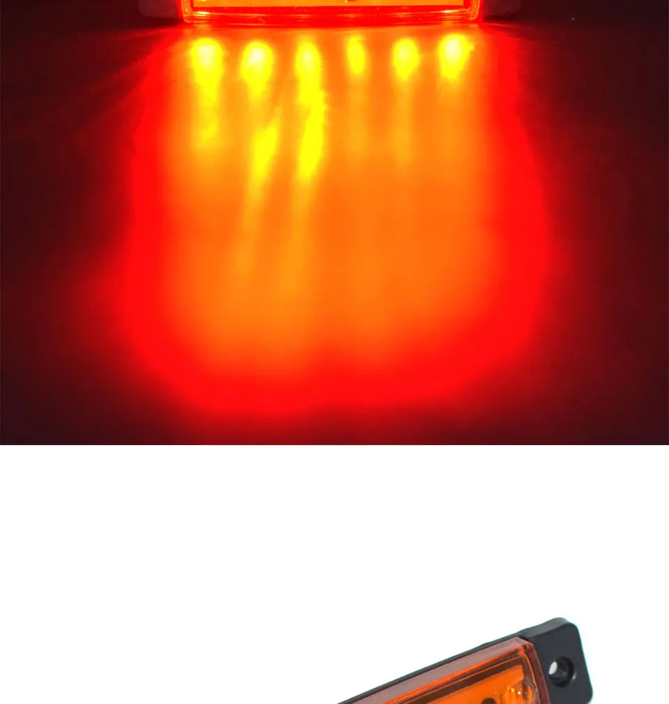 DC 12V 24V Auto External Light Source Red Blue Yellow Green White SMD LED Brake Lamps Truck Car Turn Signal Light Bulbs (6)