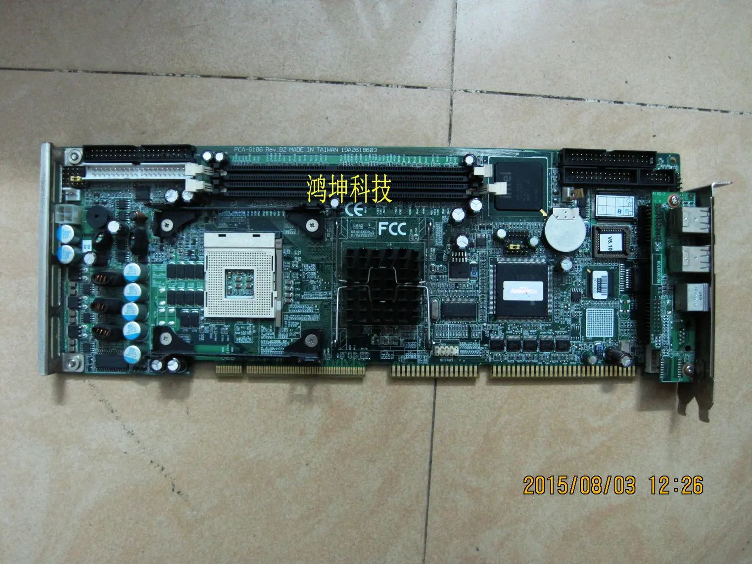 

1PCS  PCA-6186 REV:B2 478 selling with good quality