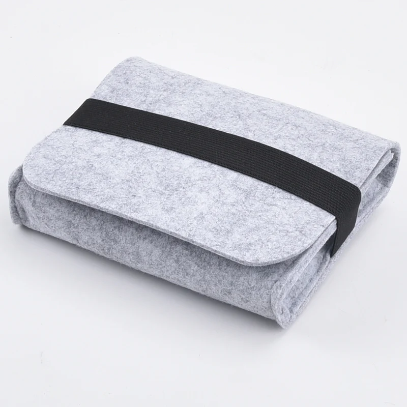 

2015 New Fashion Felt Mouse Pouch Multipurpose Charger Storage Bag Special Power Pack for Apple MAC & Laptops Accessories