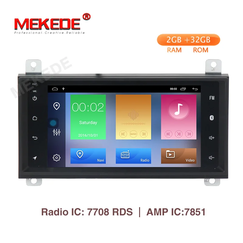 

MEKEDE 1 Din Car Radio Multimedia Android 9.1 Car DVD Player For JEEP Grand Cherokee 2011 2012 2013 GPS Navigation Stereo Audio