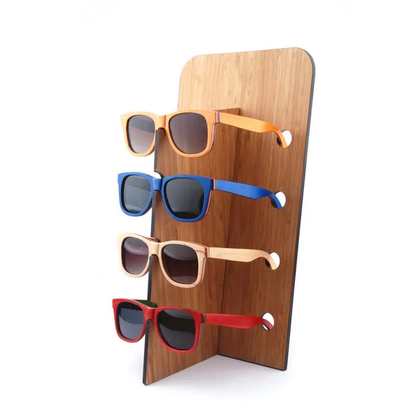 

Shop Decoration Multilayer Three-Dimensional Jewelry Sunglasses Show Bamboo Material Frame Glasses Display Shelves
