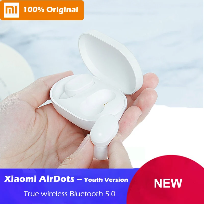 

Original Xiaomi AirDots Youth Version TWS Bluetooth 5.0 Headset Wireless Stereo Mi Mini In-ear Earphones With Mic Earbuds