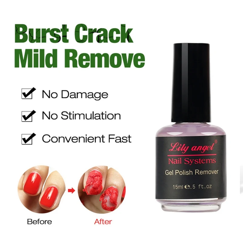 Magic Nail Polish Removal Oil Liquid Quickly Remove Nail Polish Remover Gel Gel Polish Remover Not Hurting Nails Good Use 15ml