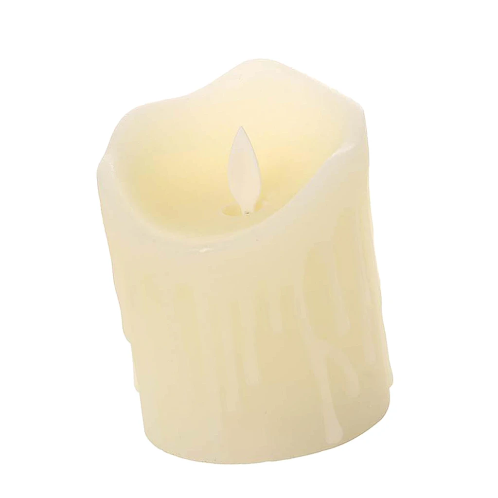 Flameless LED Candle Swing Flame Yellow LED Candle Operated Night Lights Wedding Party Home Decoration