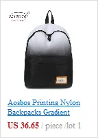 Aosbos Women Leather Backpack Oil Wax School Bag Vintage Waterproof Female Bag Pack Fashion Versatile Travel Backpacks