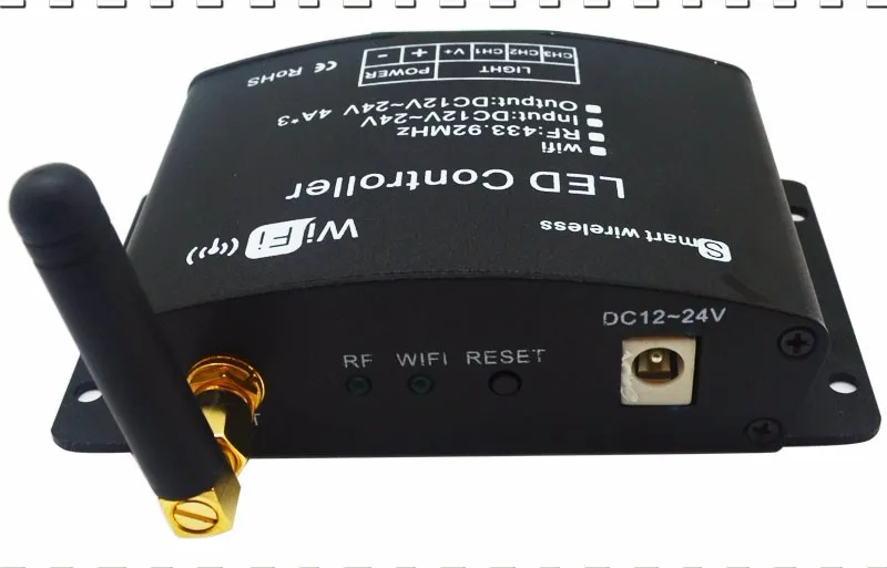 Wifi Светодиодная лента RGB водонепроницаемая лента 5050 25 м 15 м 10 м RF сенсорный пульт RGB светодиодный wifi контроллер усилитель+ 12 В Светодиодный источник питания