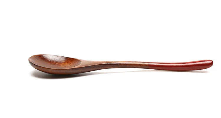 Wooden Spoons Tableware Natural Tea Coffee Dessert Spoon (8)