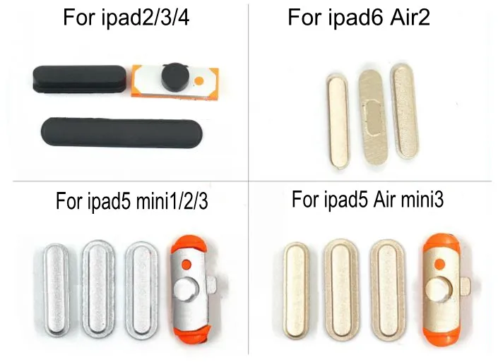 1 комплект для ipad 2 3 4 5 6 air 2 mini 1 2 3 4 Боковая кнопка Мощность кнопка отключения звука кнопка гибкий кабель