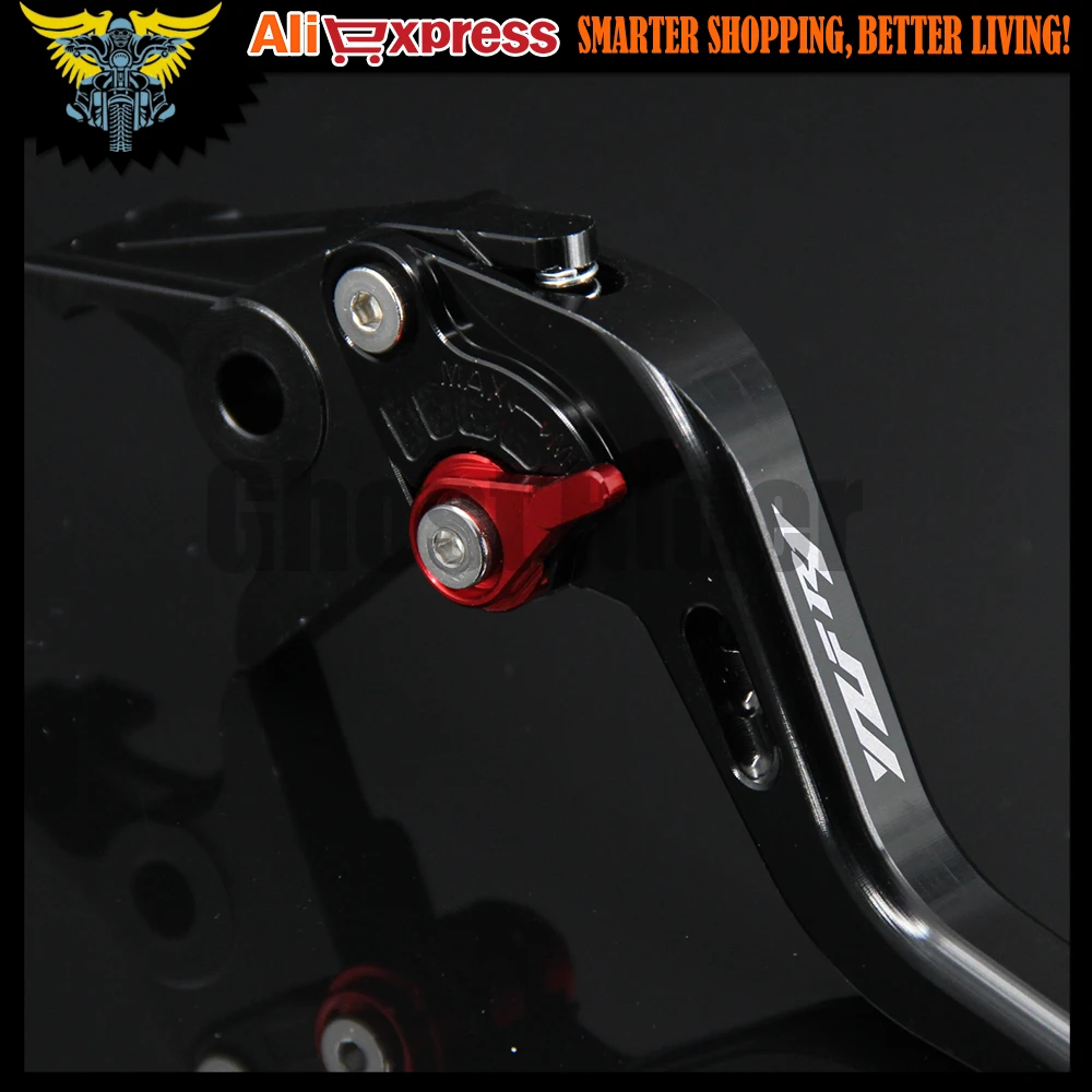 Новый лазерный логотип (YZF R1) черный ЧПУ алюминиевый регулируемый 2 пальца