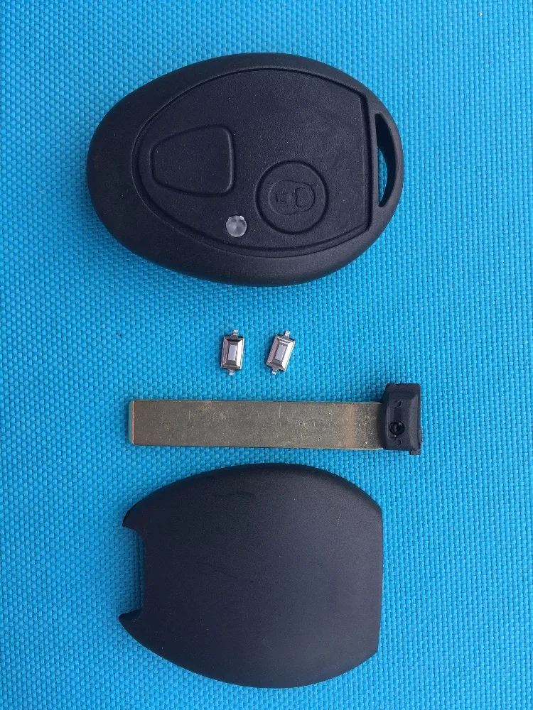 Key Case Car Key Shell Car Remote Key Car Key Key Shell For Rover 75 MG ZT Replacement 2 Buttons Remote Key FOB Shell Case Uncut Blade +2Pcs Micro Switches Car Accessories Auto Parts