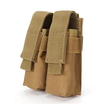 Открытый Airsoft Пейнтбол Шестерни тактический жилет аксессуары сумка пистолет нейлон двойной подсумок картридж сумка