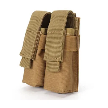 

Outdoor Airsoft Paintball Gear Tactical Vest Accessory Bag Pistol Nylon Double Magazine Pouch Cartridge Bag