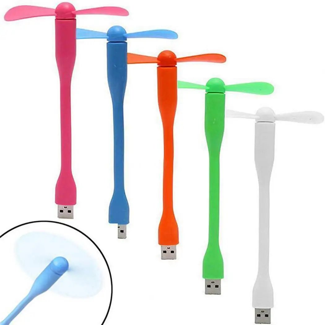 

Hot sale USB Fan Flexible portable removable USB Mini Fan For all Power Supply USB Output USB Gadgets Table Cooling Hand