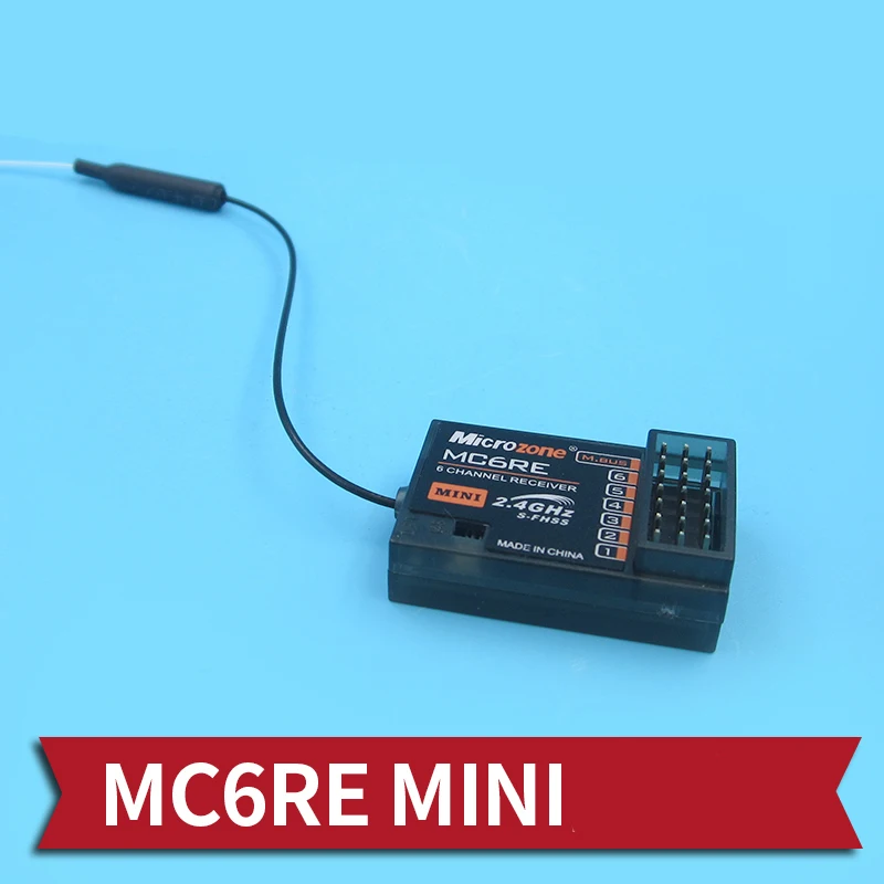 

1PC MC6RE Receiver DC3.5V-7.4V 2.4G Receiving Module in PWM/SBUS Signal for RC UAV/Boats/Cars MC6C Remote Controller Parts
