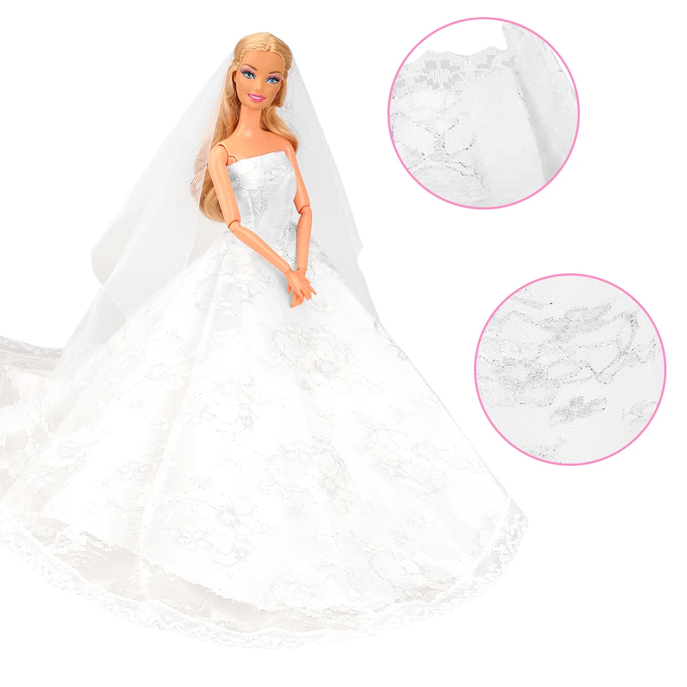 Новые красивые белые свадебные платья для невесты Прохладный Красивый Жених костюмы для Барби Кен куклы интимные аксессуары элегантный