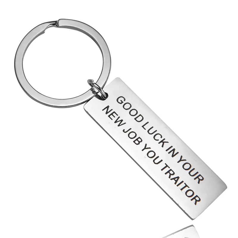 

Coworker Leaving Keychain Goodbye Gift for Work Colleague Good Luck in Your New Job You Traitor Key Chain Best Friend Friendship