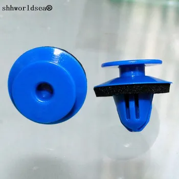 

shhworldsea POM Blue Weel-arch Trim Retainer clips automotive clip and plastic fastener car pliastc clips for VW#8U0-853-909