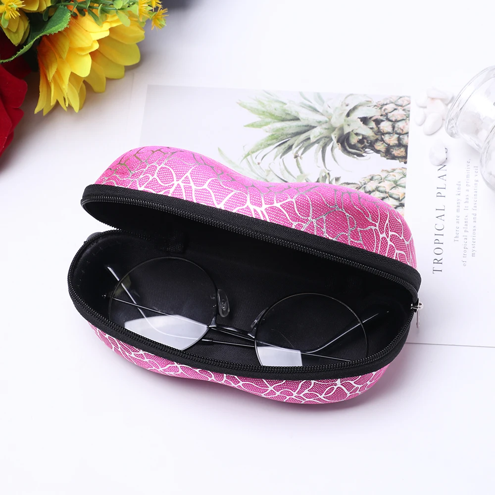 1 шт. солнцезащитные очки коробка для очков камень узор застежка молния простой стиль портативный эва очки защитная коробка