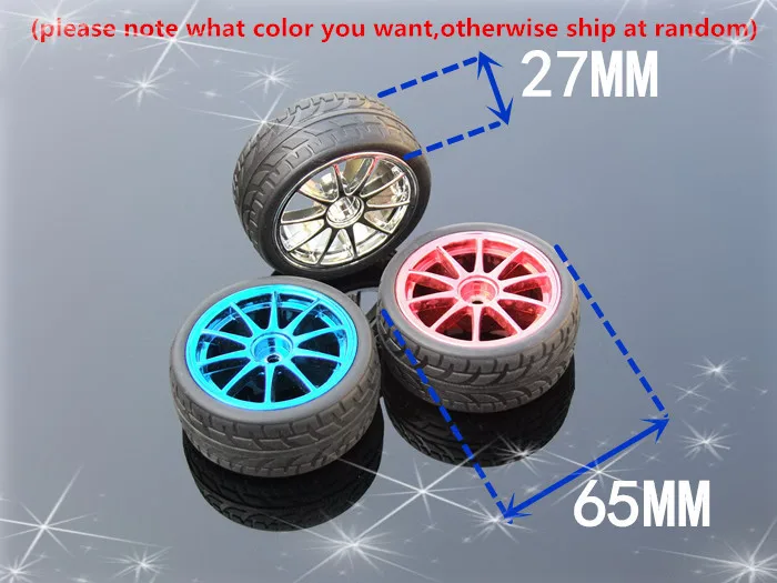 1pcs/lot K349B 65MM Hexagonal Hole Rubber Tire of DIY Toy Car Wheel DIY Toys Parts Sell At A Loss USA Belarus Ukraine