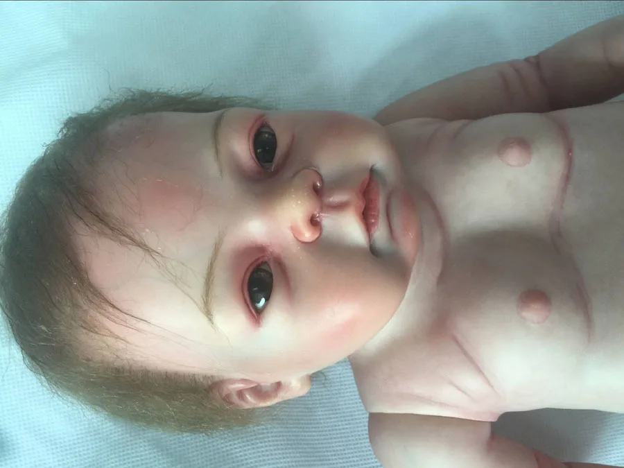 50 см/20 дюймов настоящая сенсорная мягкая виниловая Кукла Reborn Baby Реалистичная