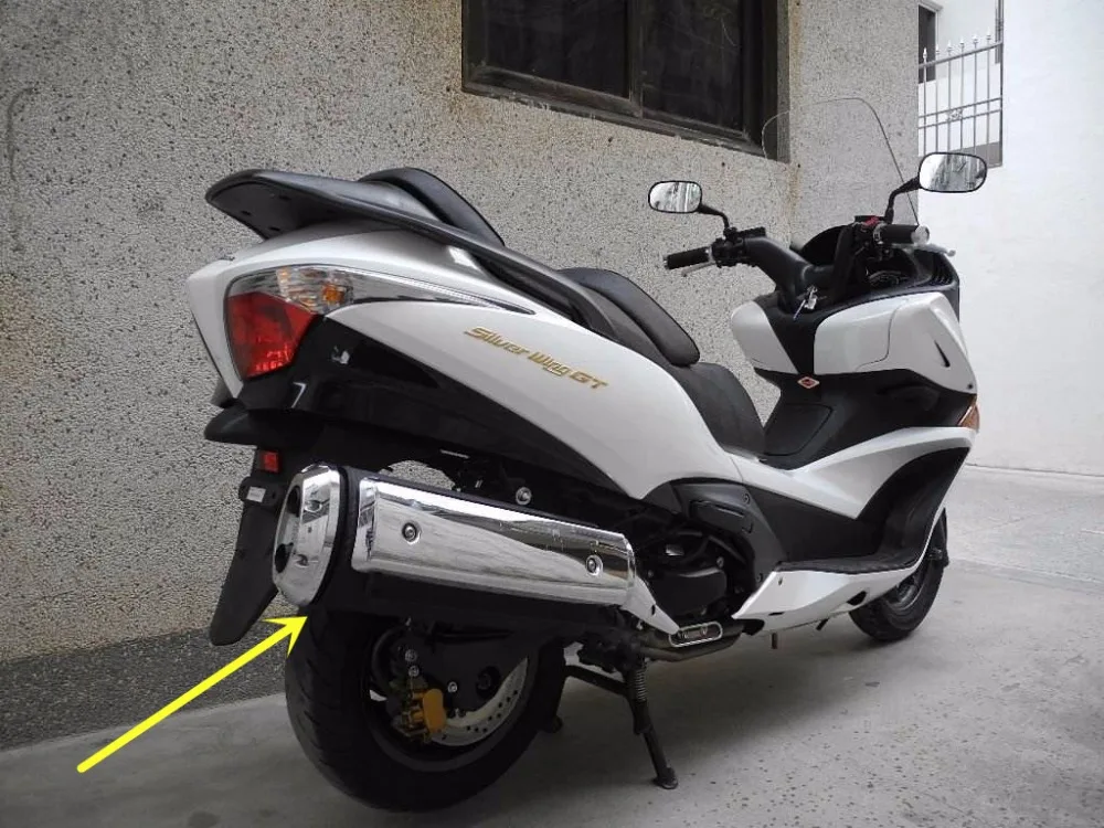Для Honda SilverWing/GT 600/400 мотоциклетный Круизный скутер покрытие глушитель изоляционная крышка выхлопной трубы крышка глушителя