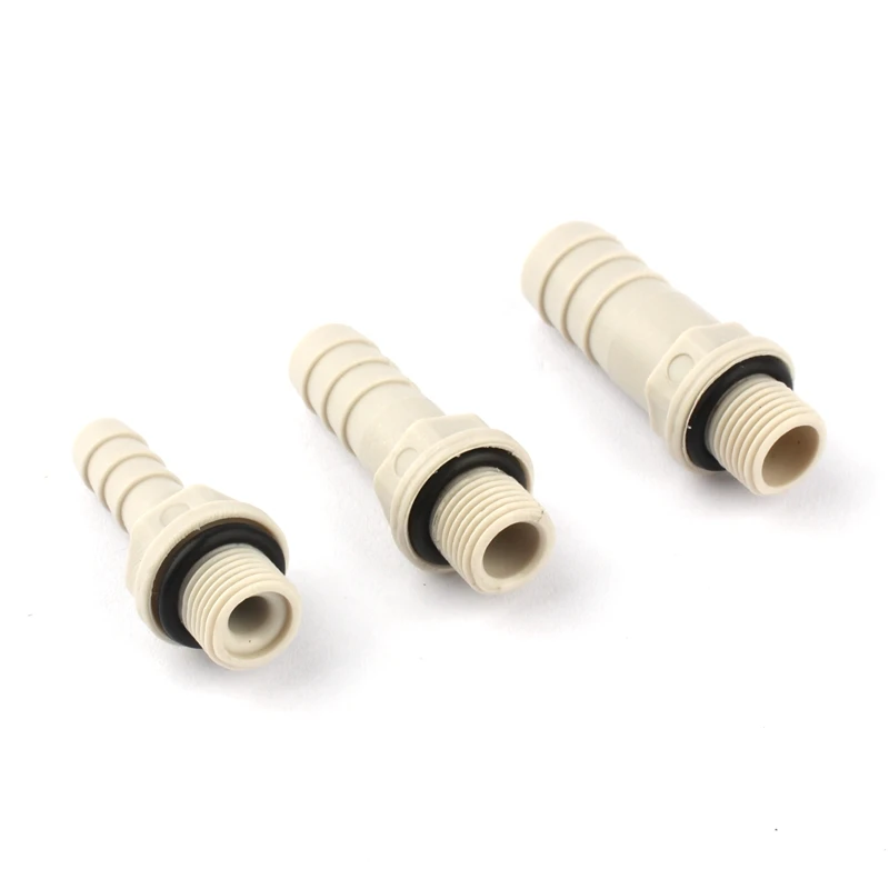 

5pcs/lot 1/8" 2/8" 3/8" Thread To 6-14mm POM Pagoda Connector Soft Water Pipe Silica Gel Tube Fittings Irrigation Hose Parts