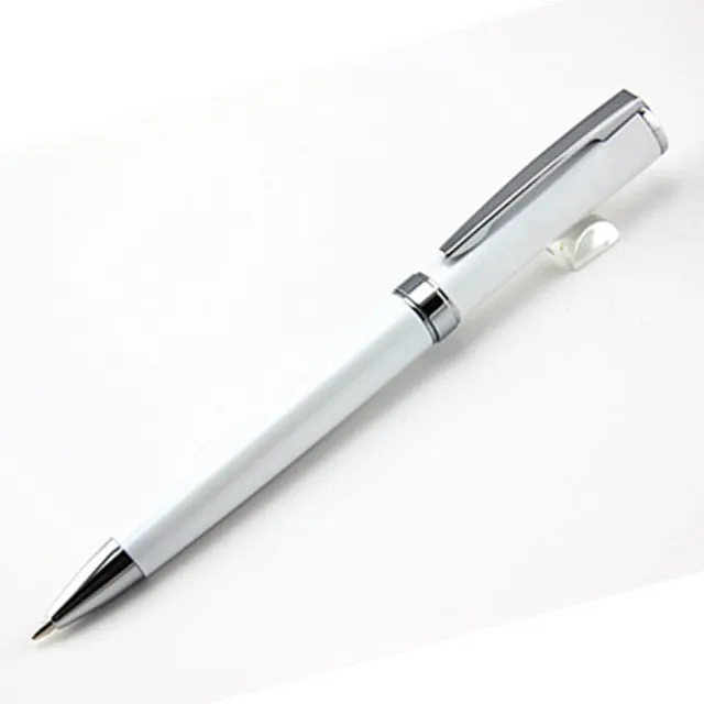 MONTE MOUNT Luxury Black and Silver Clip Roller Ball Pen with 0.7mm