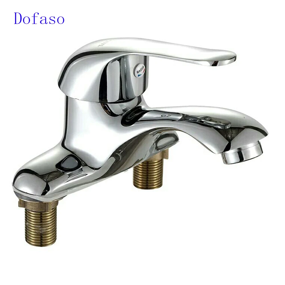 

Dofaso bathroom Faucets Mixer cold and hot sink bath tap and basin faucet with water tap 2 PCS 60cm hose